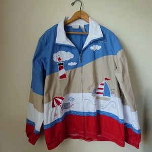 Fashion Windbreaker- Unique and fun!